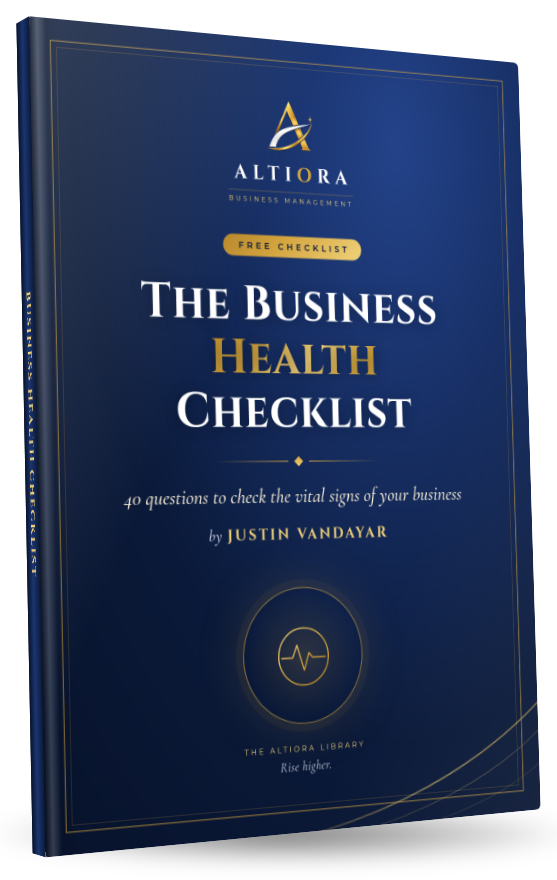 Cover of the free Business Health Checklist
