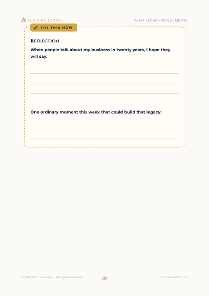 Preview page 2 of Building Legacy