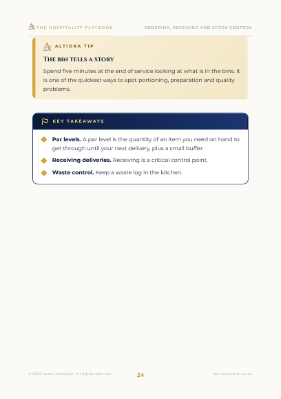Preview page 2 of The Hospitality Playbook