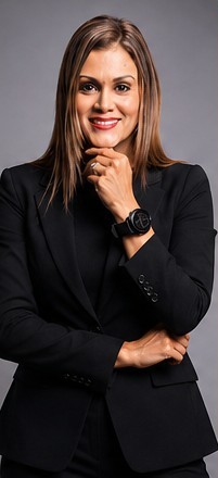 Portrait of Angeline Vandayar, Co-Founder and Director